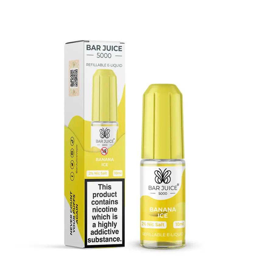 Product Image of Banana Ice Nic Salt E-Liquid by Bar Juice 5000 Salts 10ml